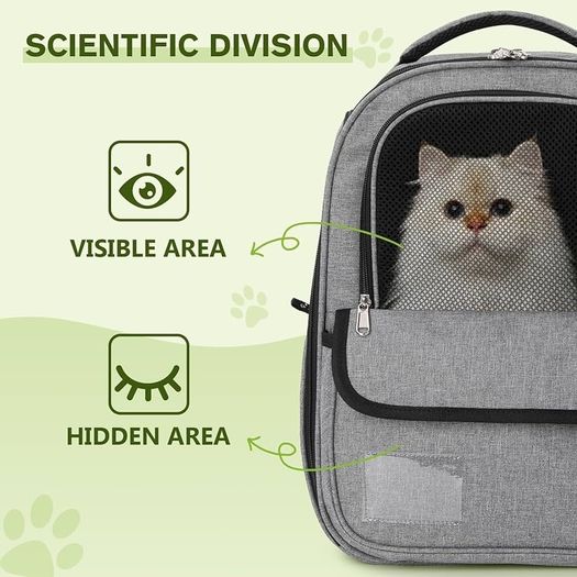 NEW SALE | Cat Carrier Backpack, Breathable Pet Carrier With Multi-entrance, Front Pack for Kitten