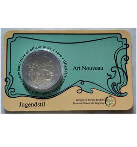 Belgium 2 Euro Brilliant Uncirculated Coin 2023 - Art Nouveau - 2 Euro Commemorative Coin
