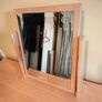 Dressing Table Set with Tilting Mirror & Cushioned Stool Image 4