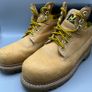 Caterpillar Walking Machine Tan Nubuck Boots - Size Youth\Kids UK 3 EU36 Wide Image 3