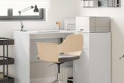 Corner Desk with Drawer White 102 x 50 x 75 cm