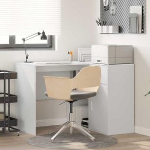 Corner Desk with Drawer White 102 x 50 x 75 cm