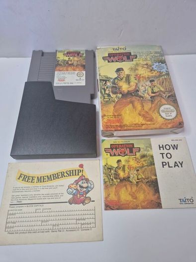 Operation Wolf (NES) - 100% Complete CIB Boxed - PAL UKV (Play Tested)