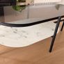 Black Coffee Table Marble Image 3
