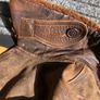 Polo Ralph Lauren G-1 Leather Jacket Bomber Flight Shearling Brown Image 8