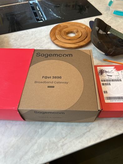 Virgin router and 360 box