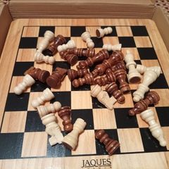 Chess set Jacques of London with bag and box