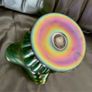 Kralik Glass Green Iridescent Art Nouveau Vase c1900 Image 6