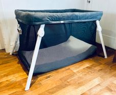 Lightweight & Compact Travel Cot & Bassinet - Guava Lotus