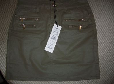 New Morgan Khaki Mini Skirt - Size 10