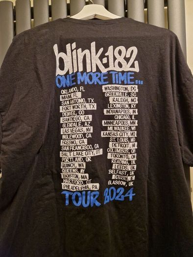 blink-182 tour 2024 t-shirt