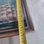 Framed oil of a sailing ship on board signed Y. Jones Image 6