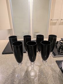 Black glassware