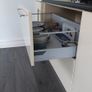 Cream High Gloss Kitchen Image 5
