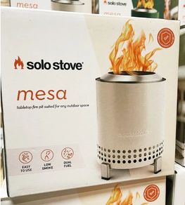 Solo Stove Mesa Tabletop Fire Pit - Silver