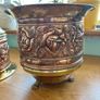 Pair of Vintage Elpec Irish Copper & Brass Jardinieres Image 4