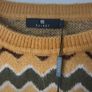 jumper Bnwt cozy jumper mustard & khaki pattern size small Image 6