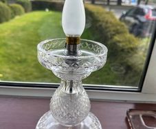 Waterford Crystal Inishmaan Table Lamp 14" Inch Diamond Cut