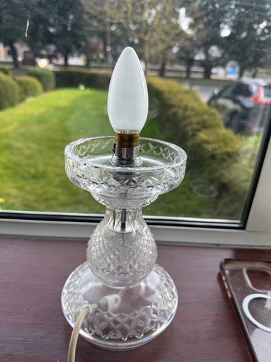 Waterford Crystal Inishmaan Table Lamp 14" Inch Diamond Cut
