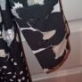 Next Dress in a Black & Cream Abstract Print Image 6