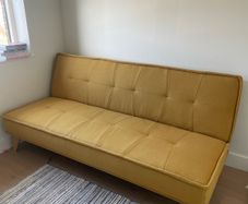 Beautiful Mustard Sofa Bed EZ Living