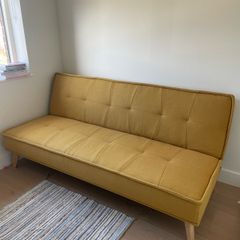 Beautiful Mustard Sofa Bed