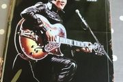 Metal Wall Plaque- ELVIS PRESLEY The King of Rock n Roll