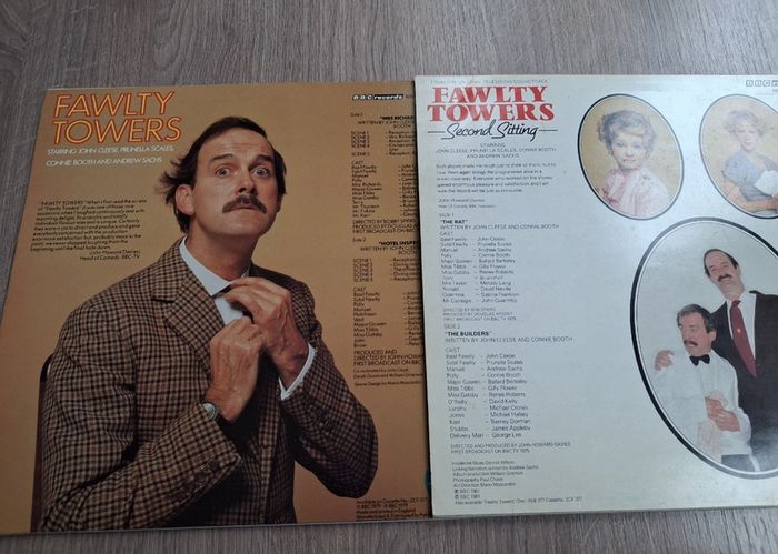 Fawlty Towers x 2 vinyl LPs - BBC Records - 1979/ 1981 - PRICE FOR BOTH