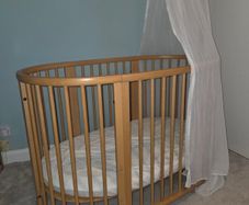 Stokke Night 3 in1 Crib and Toddler Bed (new born to 5 years)