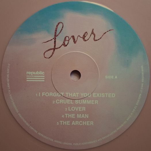 Taylor Swift  Lover Vinyl, LP, Pink Vinyl, LP, Blue Translucent
