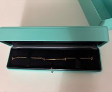 Tiffany Smile Gold Bracelet, barely worn