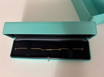 Tiffany Smile Gold Bracelet, barely worn