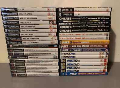 Lot Of 36 PlayStation 2 Magazine Demos