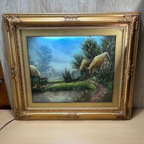 Large Mixed Media 3D Landscape Artwork