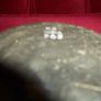 Vintage Brass Ornamental Indian Spice Jar with Silver Plated Inlay& Tray Stand Image 5