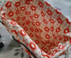 Orla Kiely bicycle basket liner