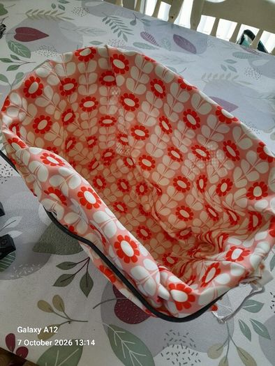Orla Kiely bicycle basket liner