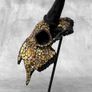 Mosaic-Embellished Real Goat Skull - Bone, Mosaic inlay Image 5