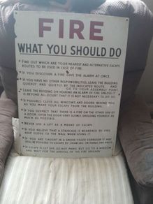 vintage enamel sign