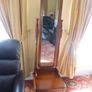 Cheval Mirror Weighty Solid Swivel  With Drawer. Purchased In Classic Furniture Kilkenny. Image 5