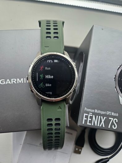 Garmin Fenix 7s with AMOLED Touchscreen and Warranty