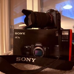 sony alpha 7iii,lens, gimbal, tripod , memory cards at least 200gb, boxes and bags