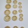 Wooden Handmade with Love Natural Buttons 15mm 20mm 25mm Image 2