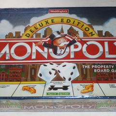 Vintage Monopoly Deluxe Edition 1998 Hasbro Board Game Sealed