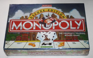 Vintage Monopoly Deluxe Edition 1998 Hasbro Board Game Sealed