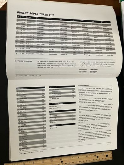 Motoring News. Track Record 1996 season. Hardback.