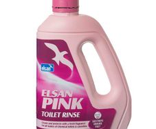 Elsan Pink Rinse 2lt  for Chemical Toilets for Caravans
