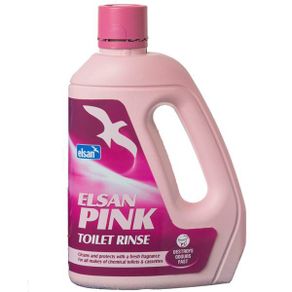 Elsan Pink Rinse 2lt  for Chemical Toilets for Caravans