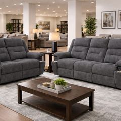 brand new sofa with hidden cup holders