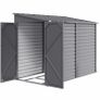 Galvanised Metal Garden Shed with Foundation Kit Image 2